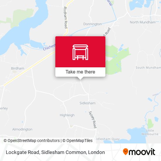 Lockgate Road, Sidlesham Common map
