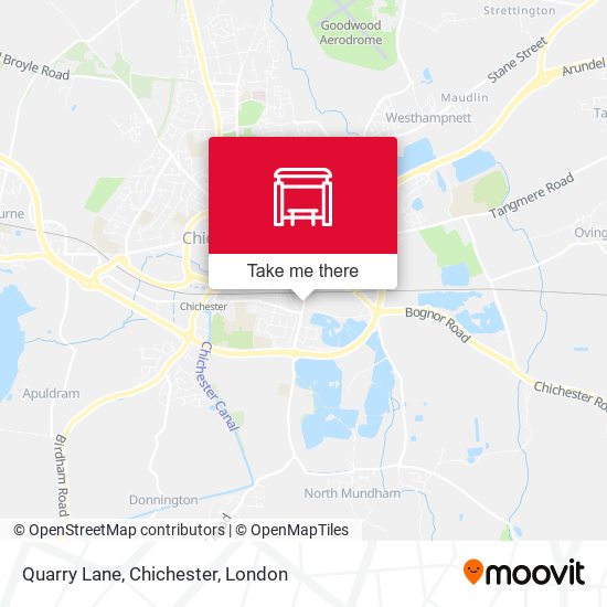 Quarry Lane, Chichester map