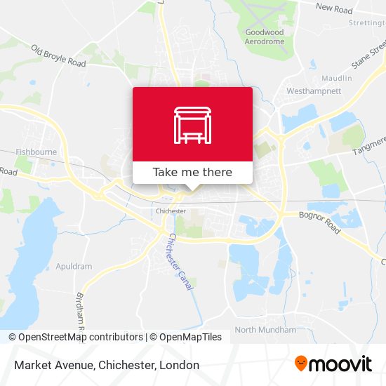 Market Avenue, Chichester map