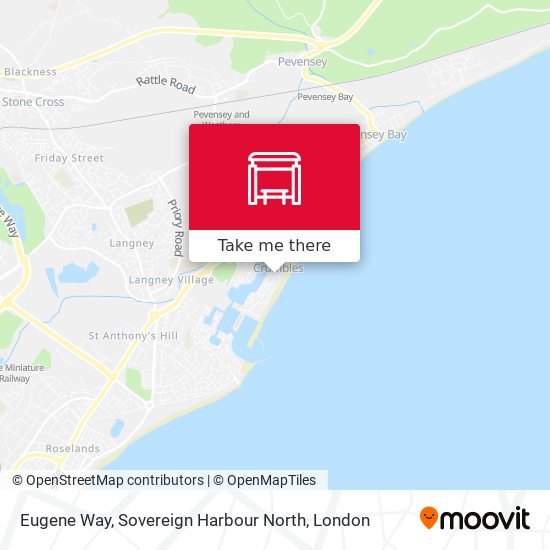 Eugene Way, Sovereign Harbour North map