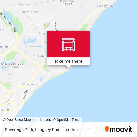 Sovereign Park, Langney Point map
