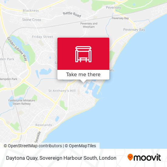 Daytona Quay, Sovereign Harbour South map