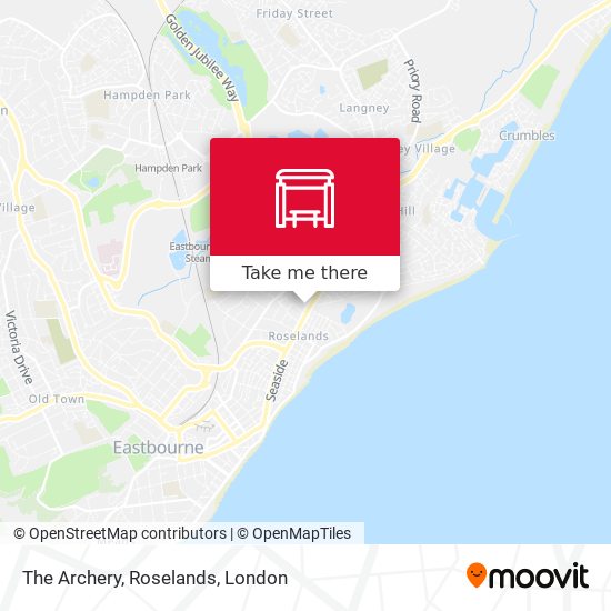 The Archery, Roselands map