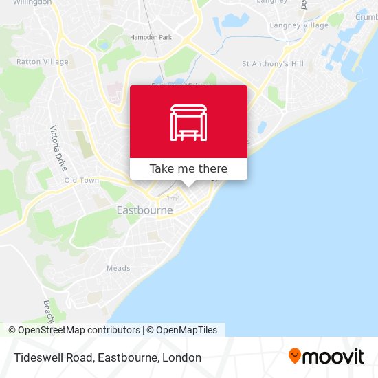 Tideswell Road, Eastbourne map