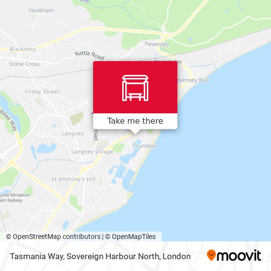 Tasmania Way, Sovereign Harbour North map