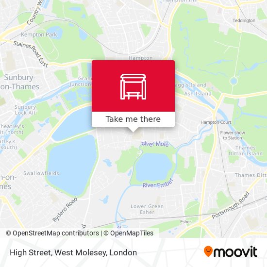 High Street, West Molesey map