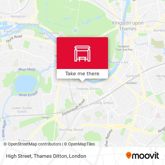 High Street, Thames Ditton map