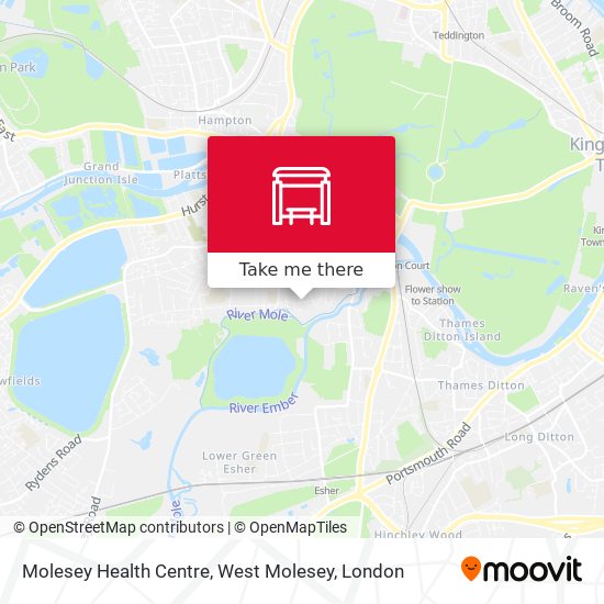 Molesey Health Centre, West Molesey map