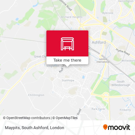Maypits, South Ashford map