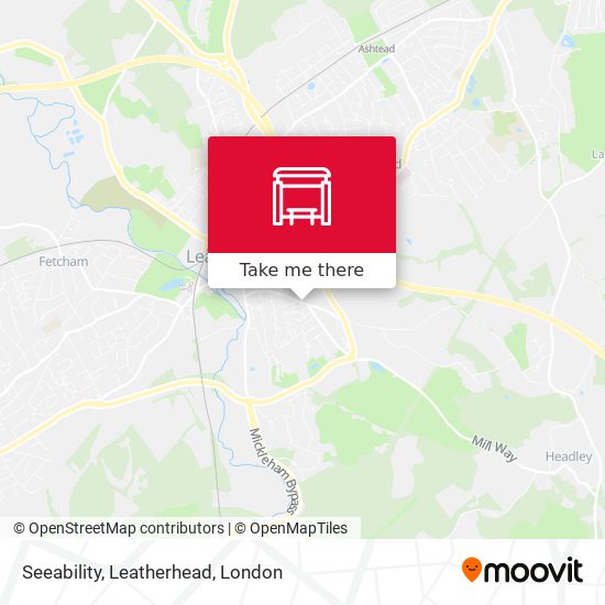 Seeability, Leatherhead map