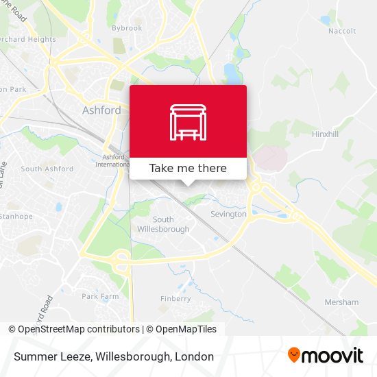 Summer Leeze, Willesborough map