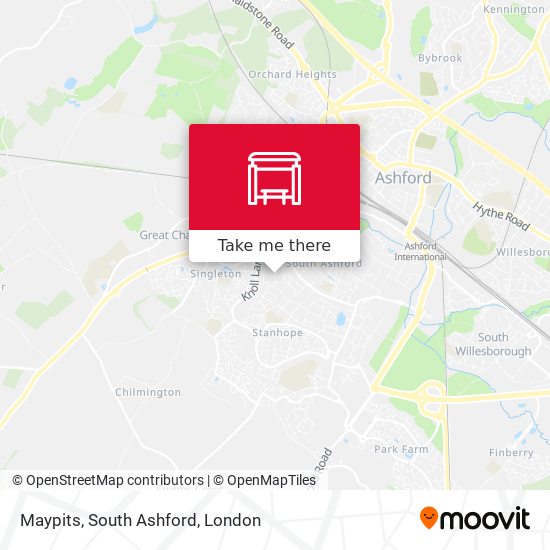 Maypits, South Ashford map