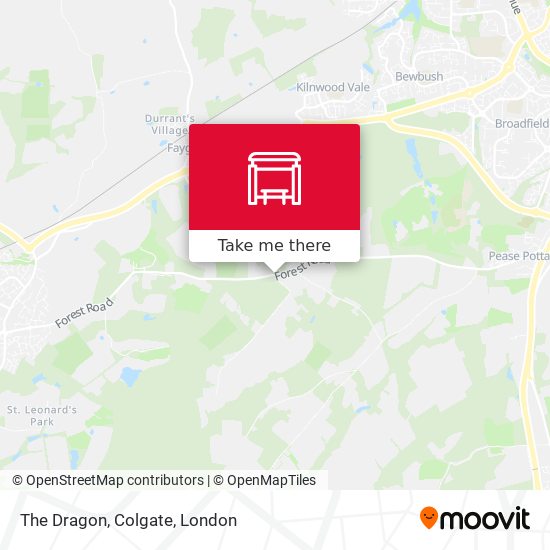 The Dragon, Colgate map