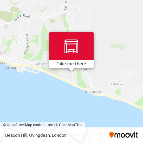 Beacon Hill, Ovingdean map