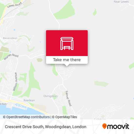 Crescent Drive South, Woodingdean map