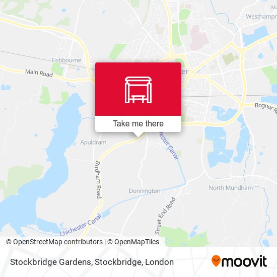 Stockbridge Gardens, Stockbridge map