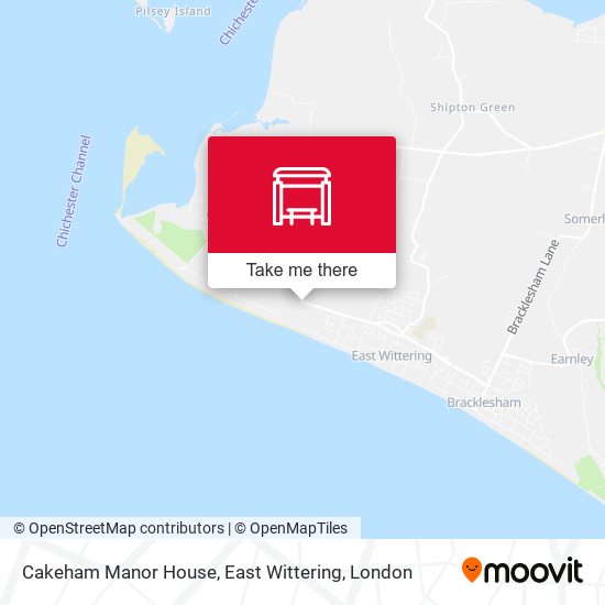 Cakeham Manor House, East Wittering map