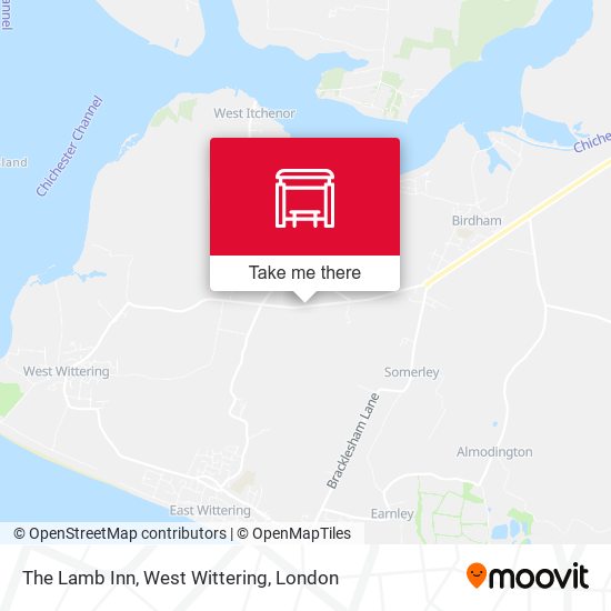 The Lamb Inn, West Wittering map