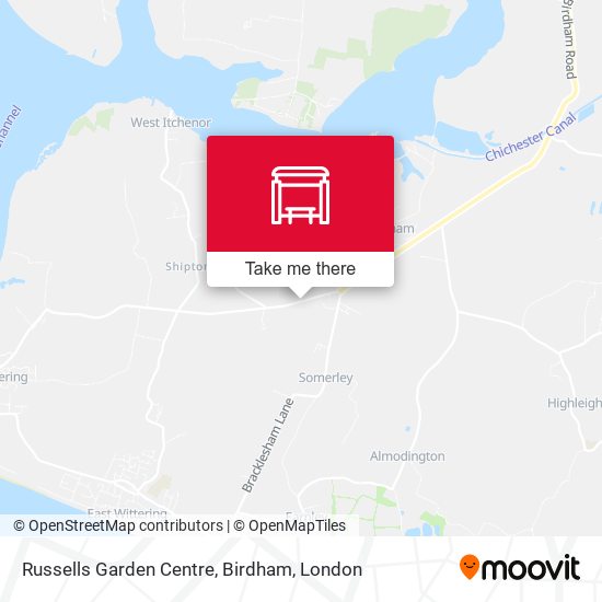 Russells Garden Centre, Birdham map