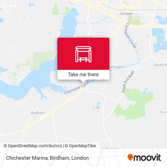 Chichester Marina, Birdham map