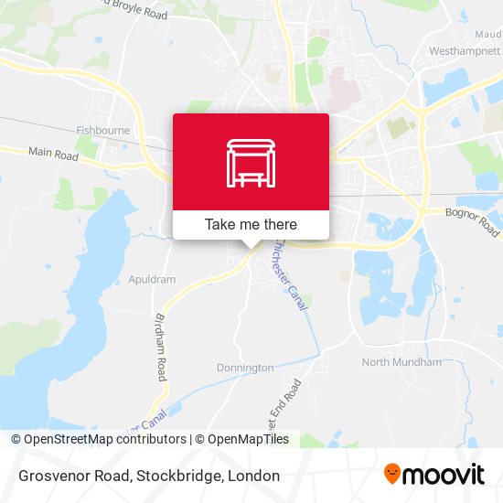 Grosvenor Road, Stockbridge map