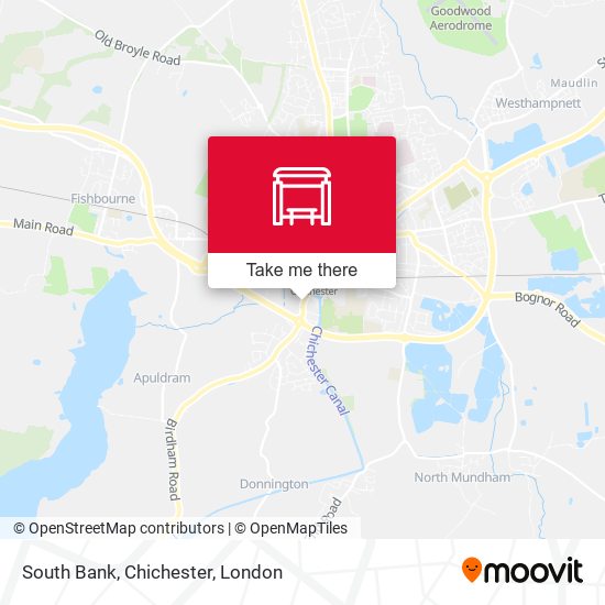 South Bank, Chichester map
