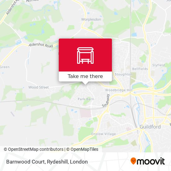 Barnwood Court, Rydeshill map