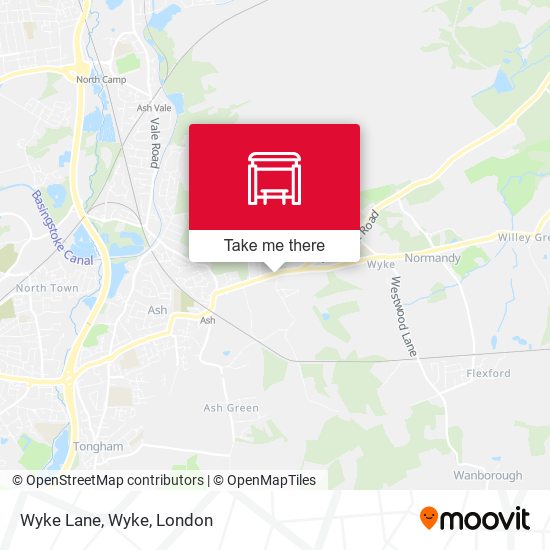 Wyke Lane, Wyke map