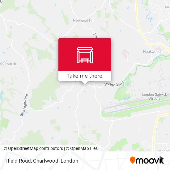 Ifield Road, Charlwood map