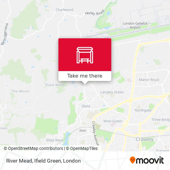 River Mead, Ifield Green map