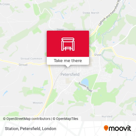 Station, Petersfield map