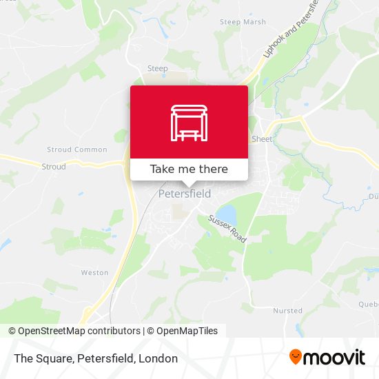 The Square, Petersfield map