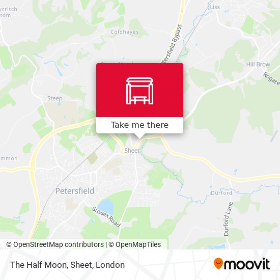 The Half Moon, Sheet map