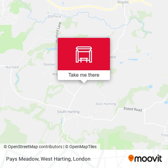 Pays Meadow, West Harting map