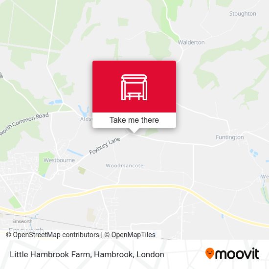 Little Hambrook Farm, Hambrook map