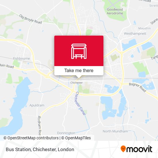 Bus Station, Chichester map