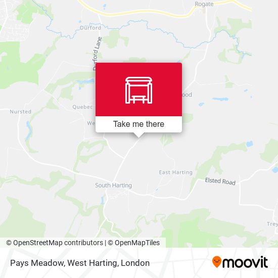 Pays Meadow, West Harting map