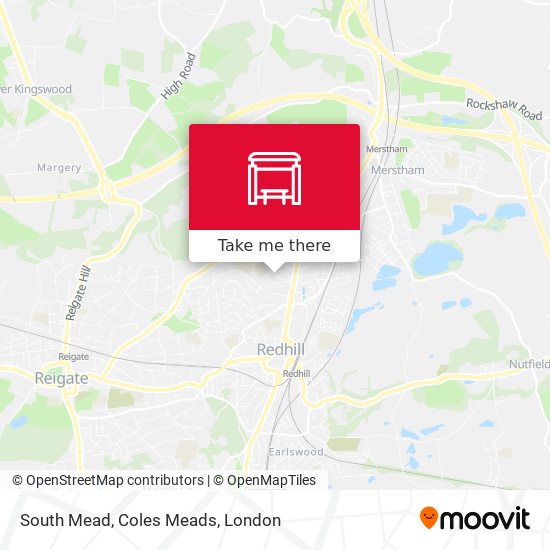 South Mead, Coles Meads map