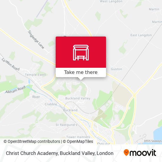 Christ Church Academy, Buckland Valley map