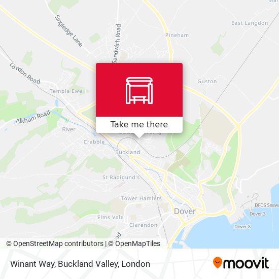 Winant Way, Buckland Valley map