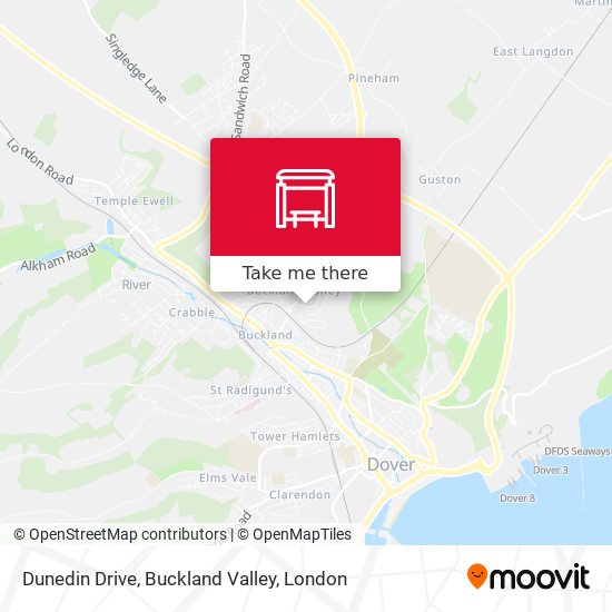 Dunedin Drive, Buckland Valley map
