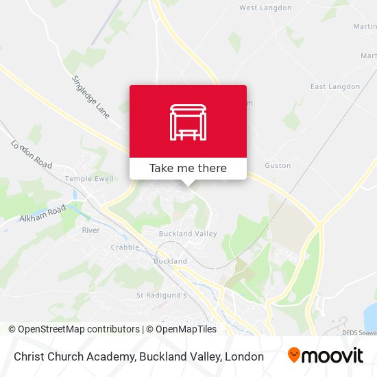 Christ Church Academy, Buckland Valley map