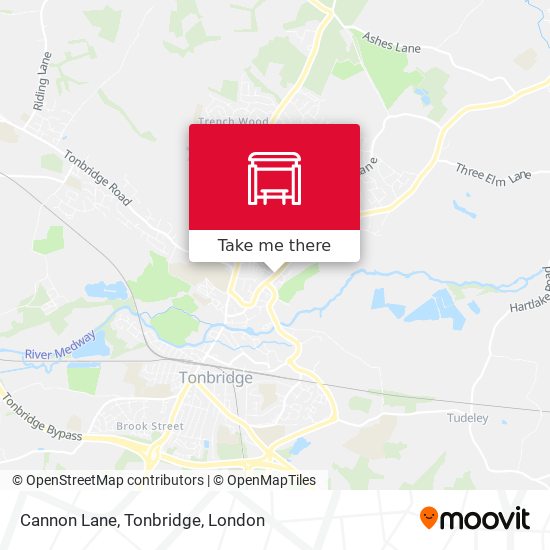 Cannon Lane, Tonbridge map