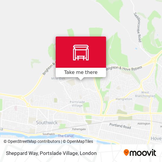 Sheppard Way, Portslade Village map