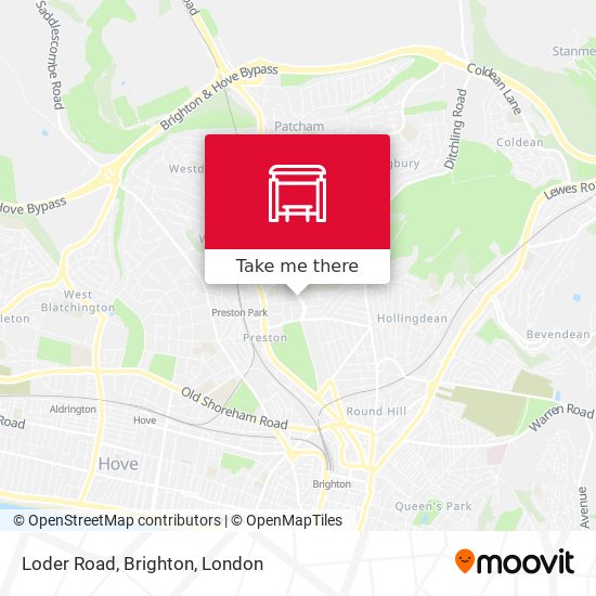 Loder Road, Brighton map