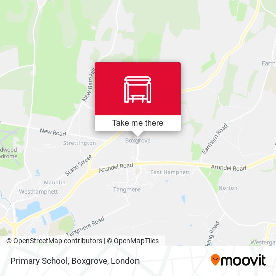 Primary School, Boxgrove map