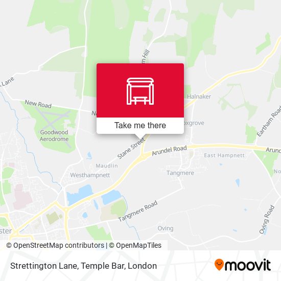 Strettington Lane, Temple Bar map