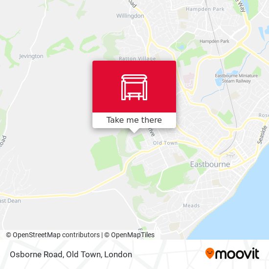 Osborne Road, Old Town map