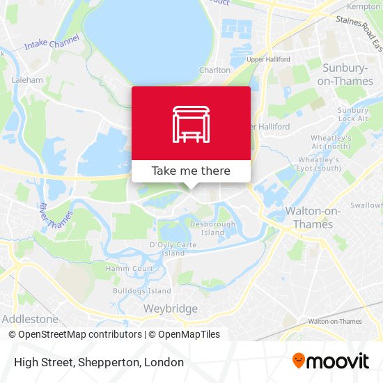 High Street, Shepperton map