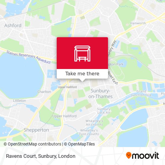 Ravens Court, Sunbury map